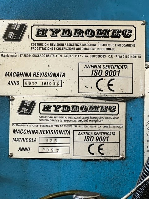 Hydromec HF 4500 CD 2017 Completely Overhauled as New - Brass Hot Forging Press - 12