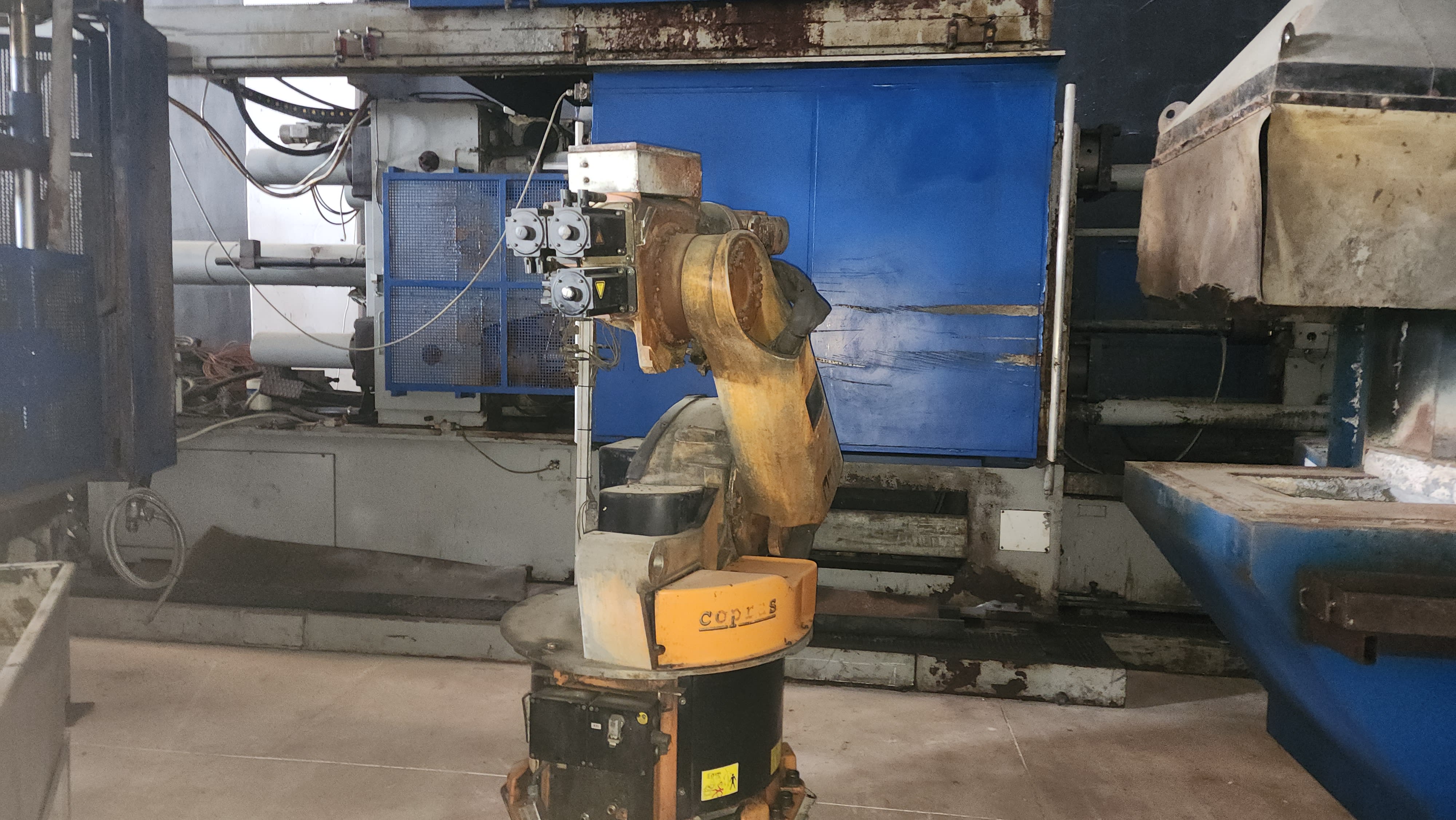 OMS 2 Robotized Die Casting Islands, 500 and 750 ton Die Casting Presses, Melting Furnaces and Trimmin Presses - Die Casting Press