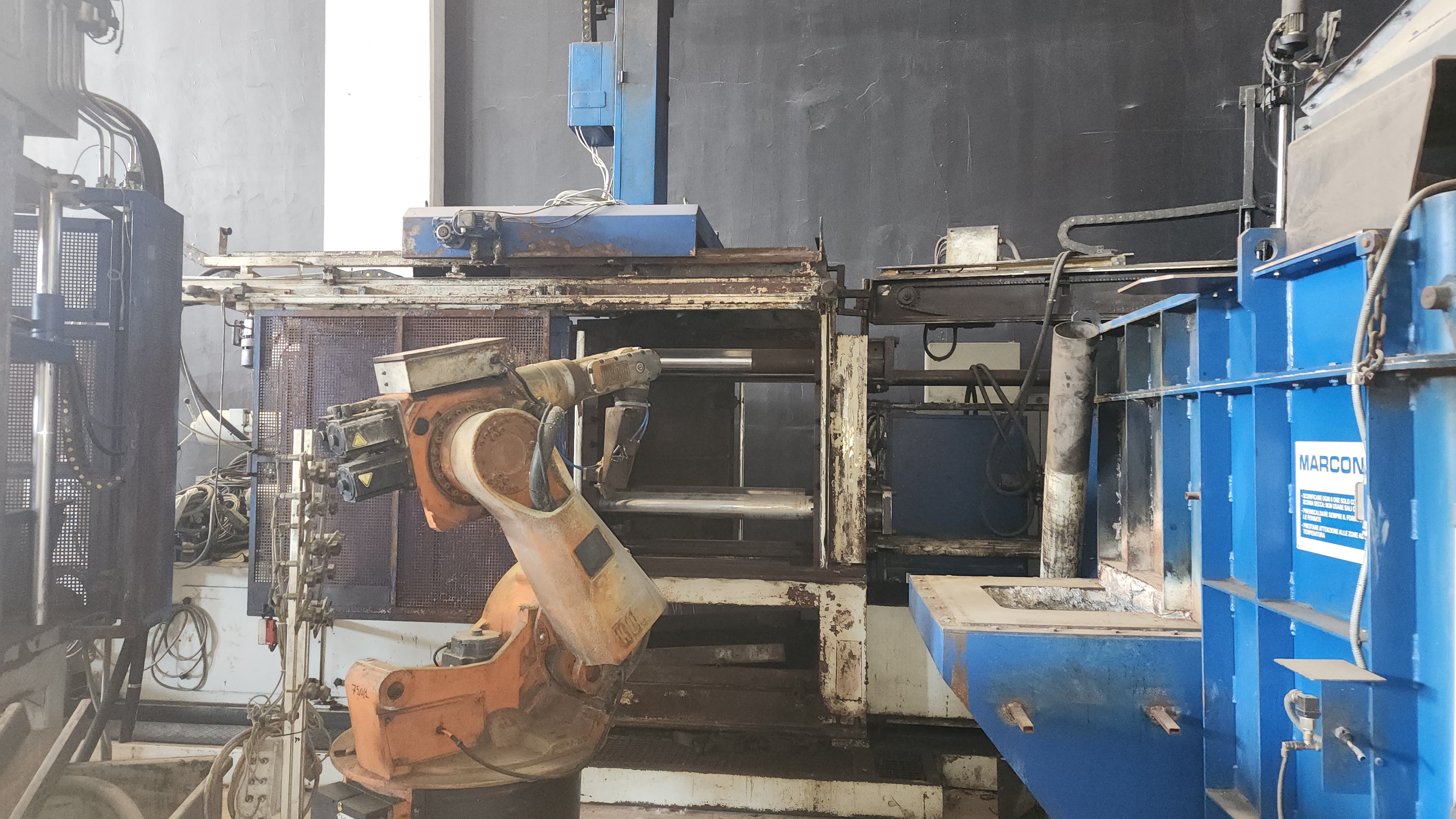 OMS 2 Robotized Die Casting Islands, 500 and 750 ton Die Casting Presses, Melting Furnaces and Trimmin Presses - Die Casting Press - 13