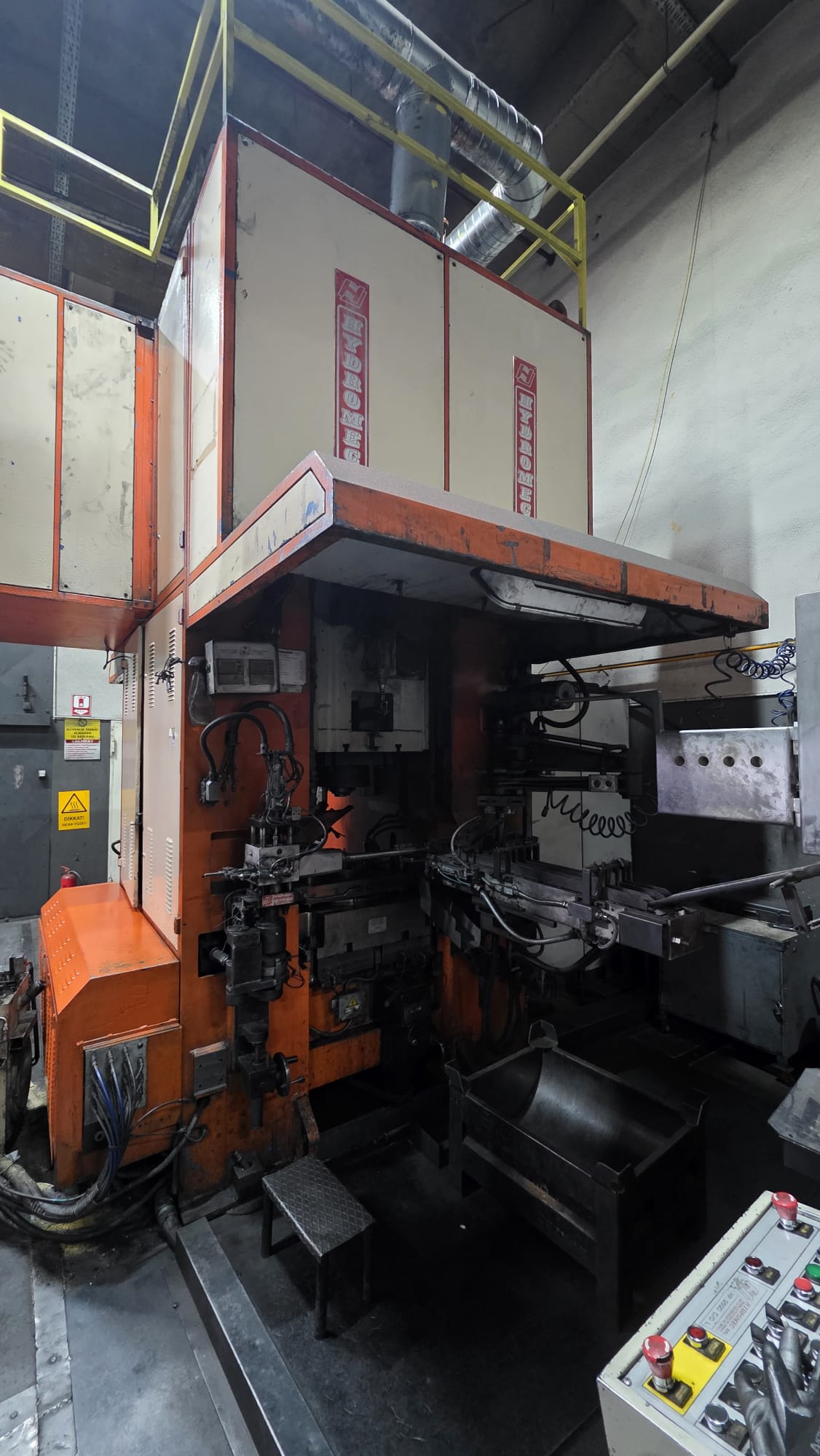 Hydromec HF2500 250 ton Forging Line with Automatic Press - Brass Hot Forging Press