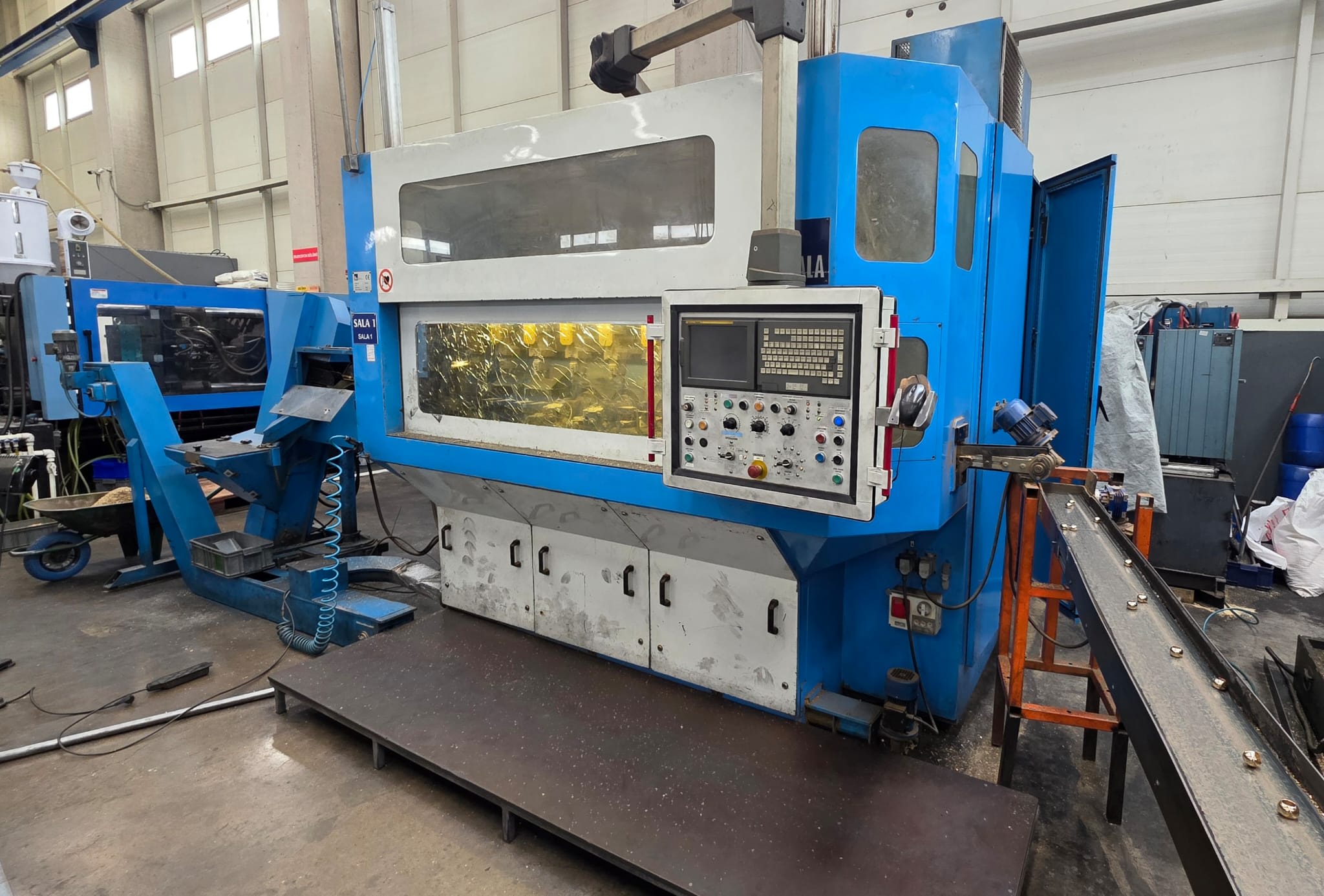 Sala 4 Axis CNC Ball Machining Machine with Sawing Machine - Balls Production Machines