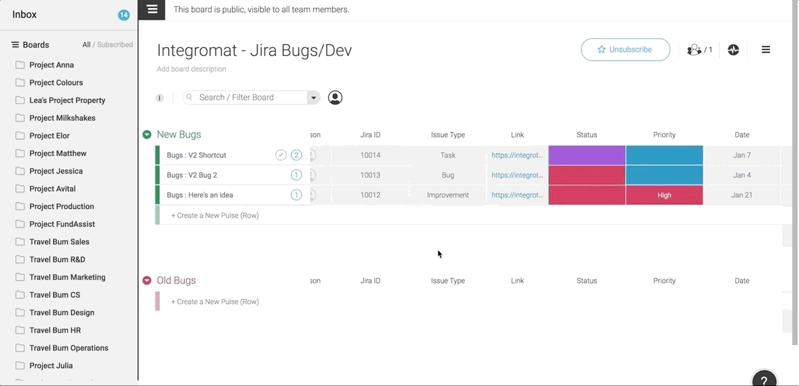 monday pulse in jira