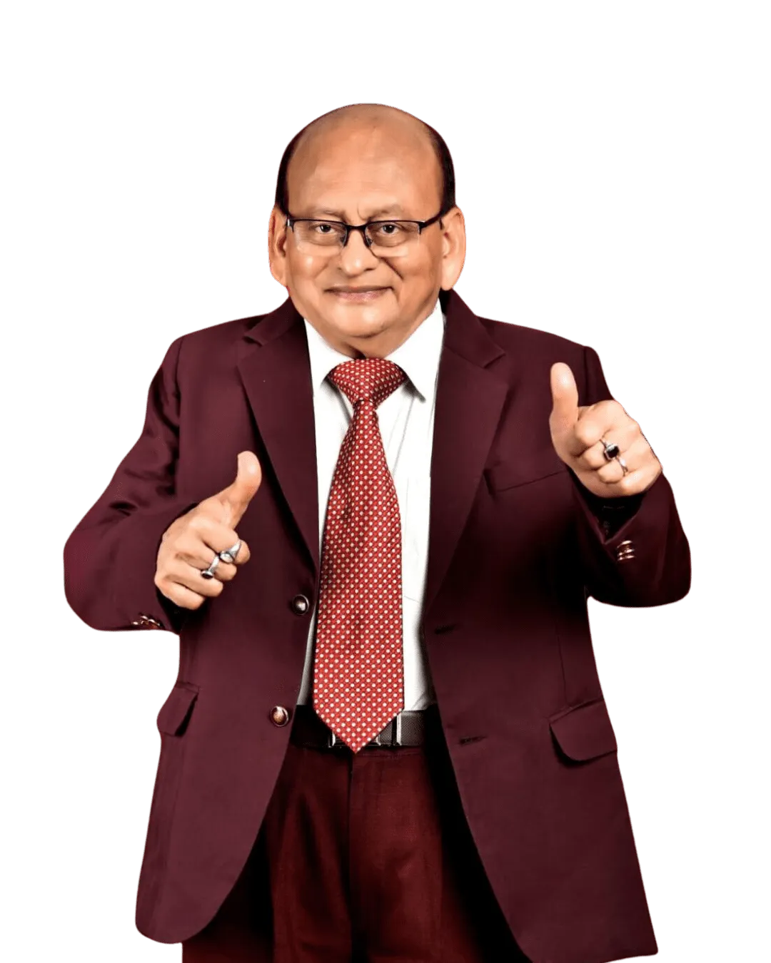 Portrait illustration of Siba Prasad Majumdar