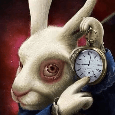 Rabbit With Clock T-Shirt