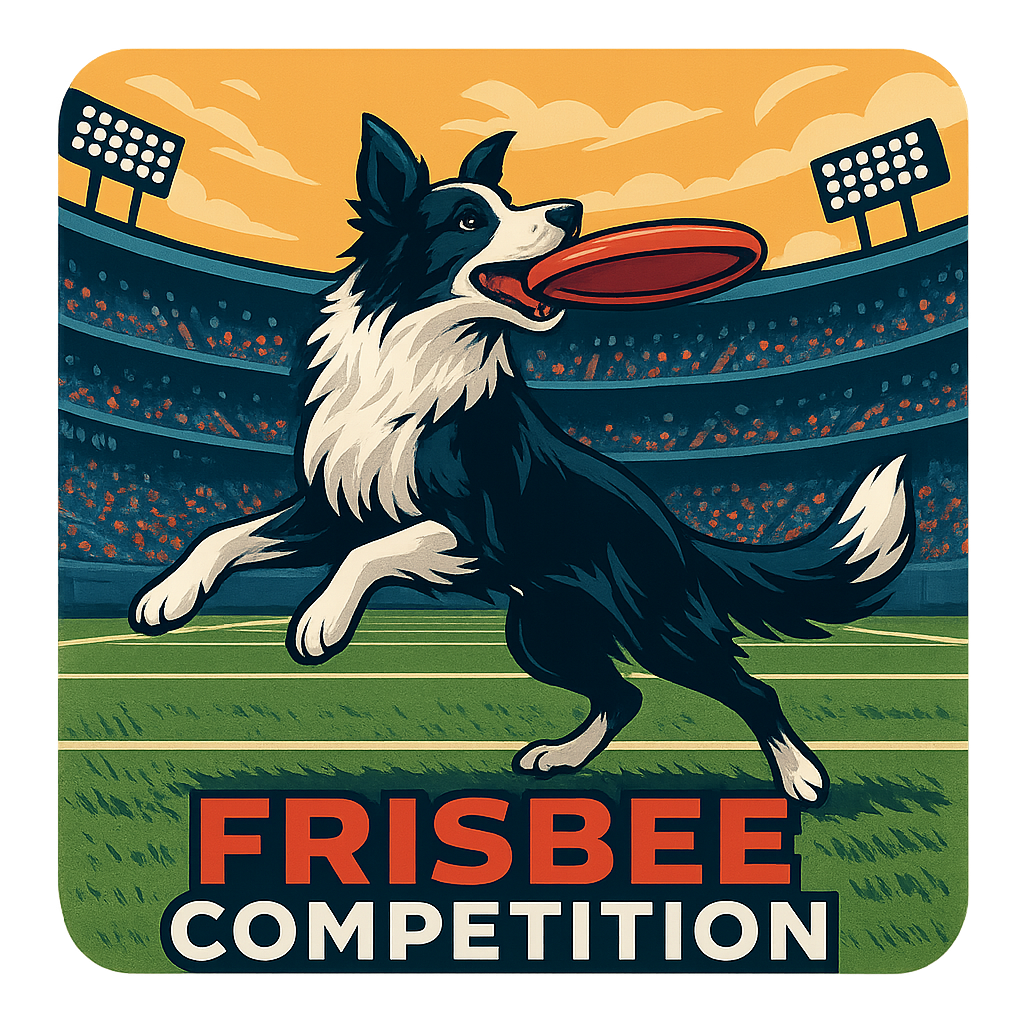 Border Collies Frisbee Competitions T-Shirt