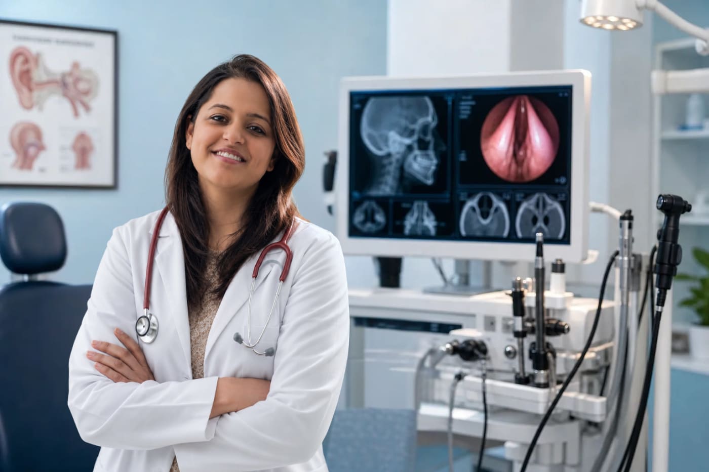Dr. Akansha Tewari, ENT specialist at HealthNest Clinic in Lucknow
