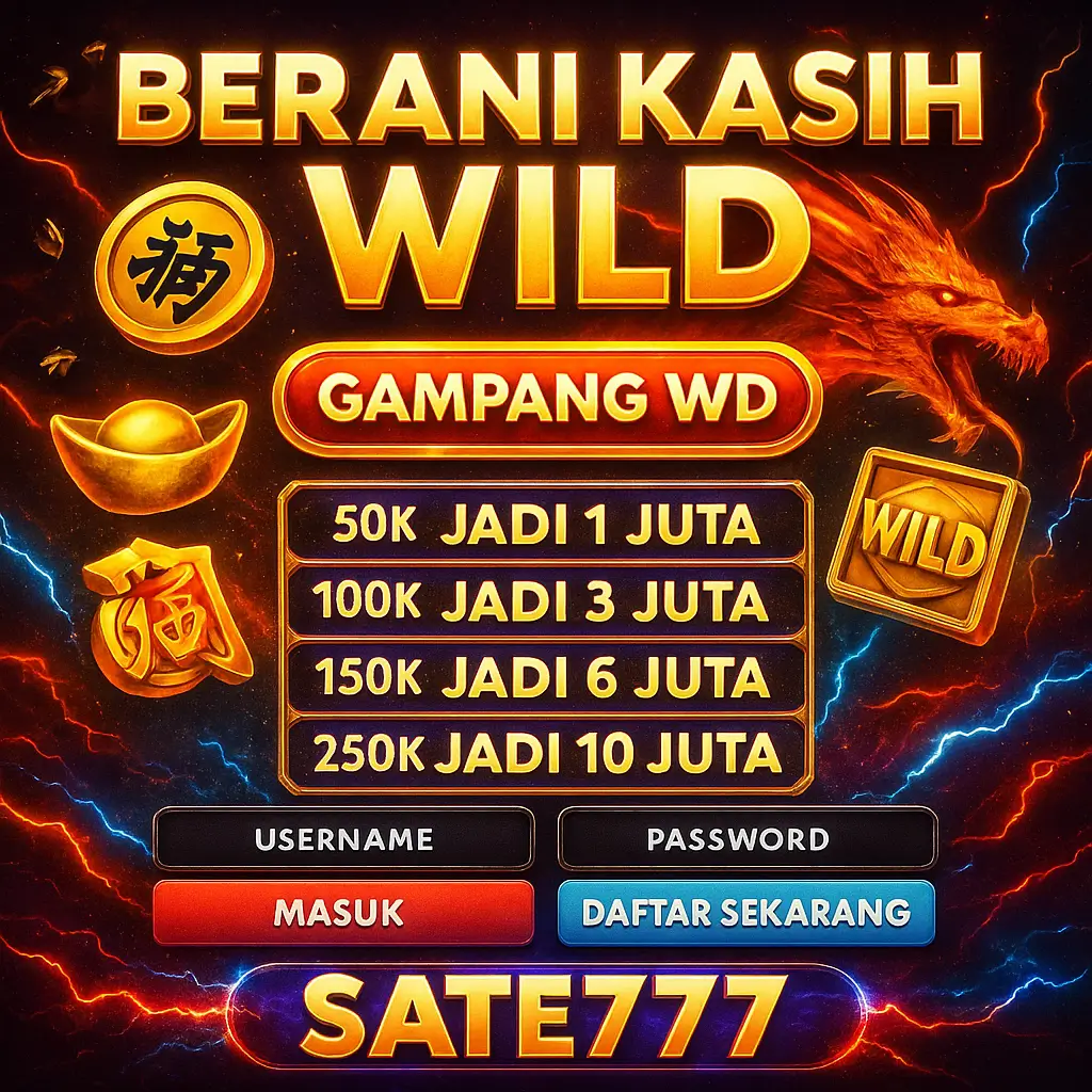 SATE777 SITUS BERANI KASIH WILD GAMPANG WD GAMPANG WD