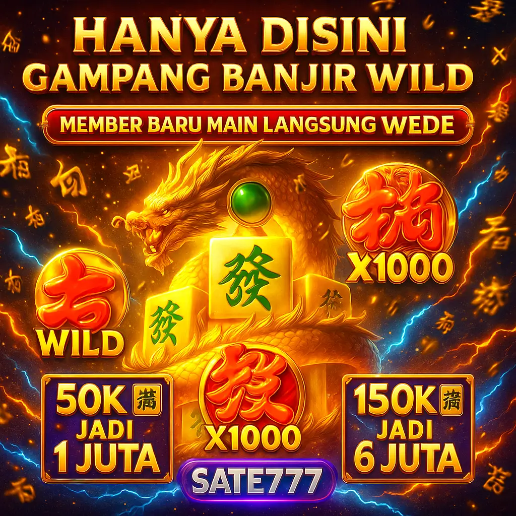 SATE777 HANYA DISINI GAMPANG BANJIR WILD
