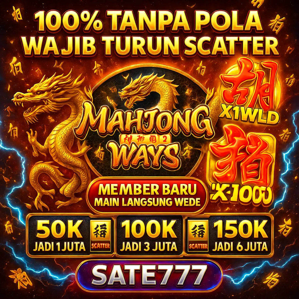 SATE777 100% TANPA POLA WAJIB TURUN SCATTER