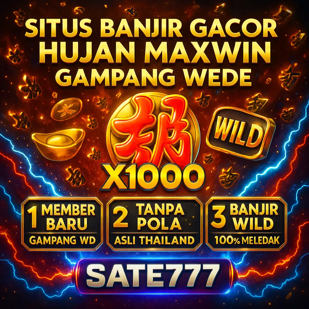 SATE777 SITUS BANJIR GACOR HUJAN MAXWIN GAMPANG WEDE