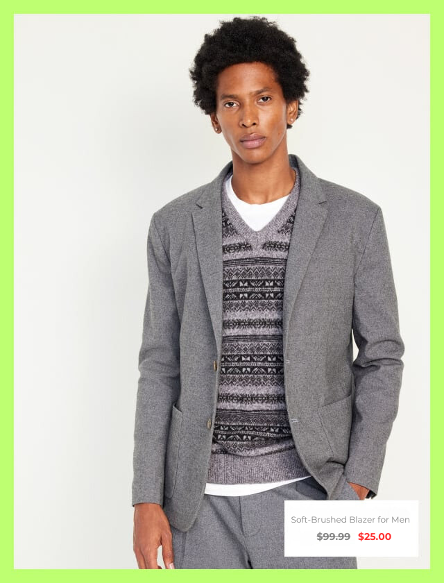soft blazer holiday jacker