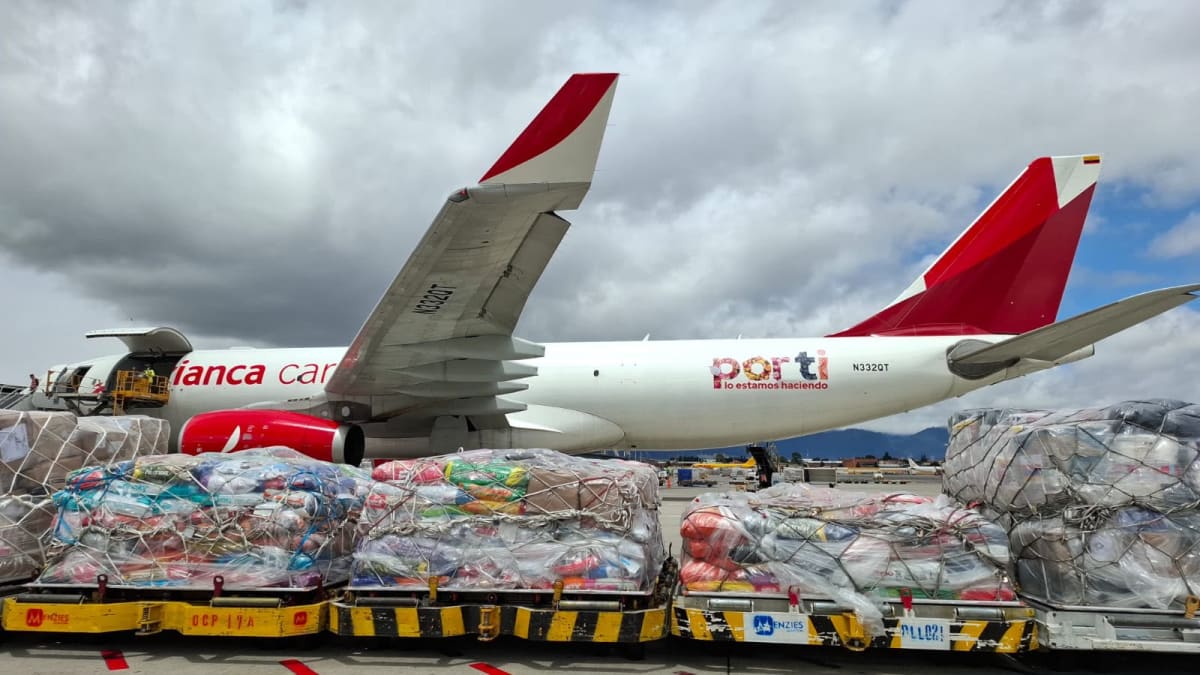 Avianca transportó más de 55 toneladas de ayuda a Venezuela