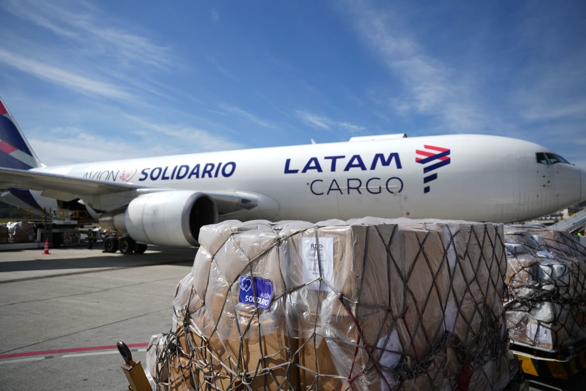 LATAM moviliza 36 toneladas de ayuda hacia el Chocó