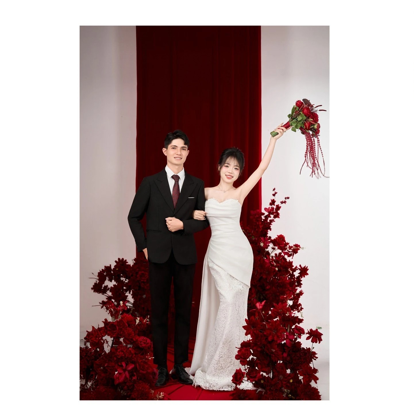 Studio Concept - Phông Hoa Trắng Đỏ — ảnh 3