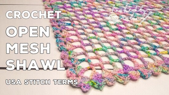 Create your own Simple Lightweight Summer Shawl