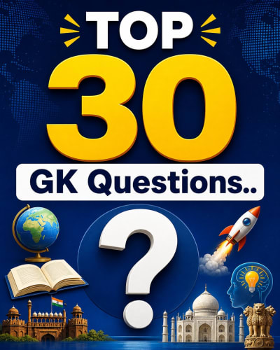 Click to enlarge Top 30 GK Questions Everyone Should Know With Answers