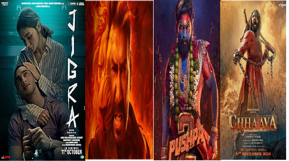 आने वाली फिल्में: 'जिगरा' से 'पुष्पा 2' तक, फैंस बेसब्री से कर रहे हैं इंतजार