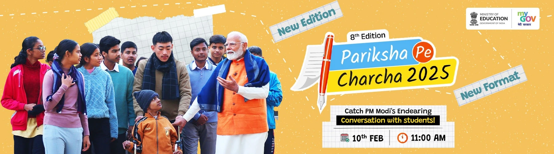 प्रधानमंत्री नरेंद्र मोदी ने बच्चों के साथ की परीक्षा पर चर्चा, बातों-बातों में दी उन्हें बहुत सी जानकारी