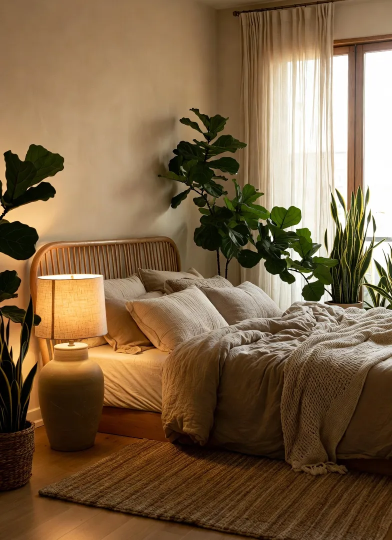 Serene Organic Modern Bedroom