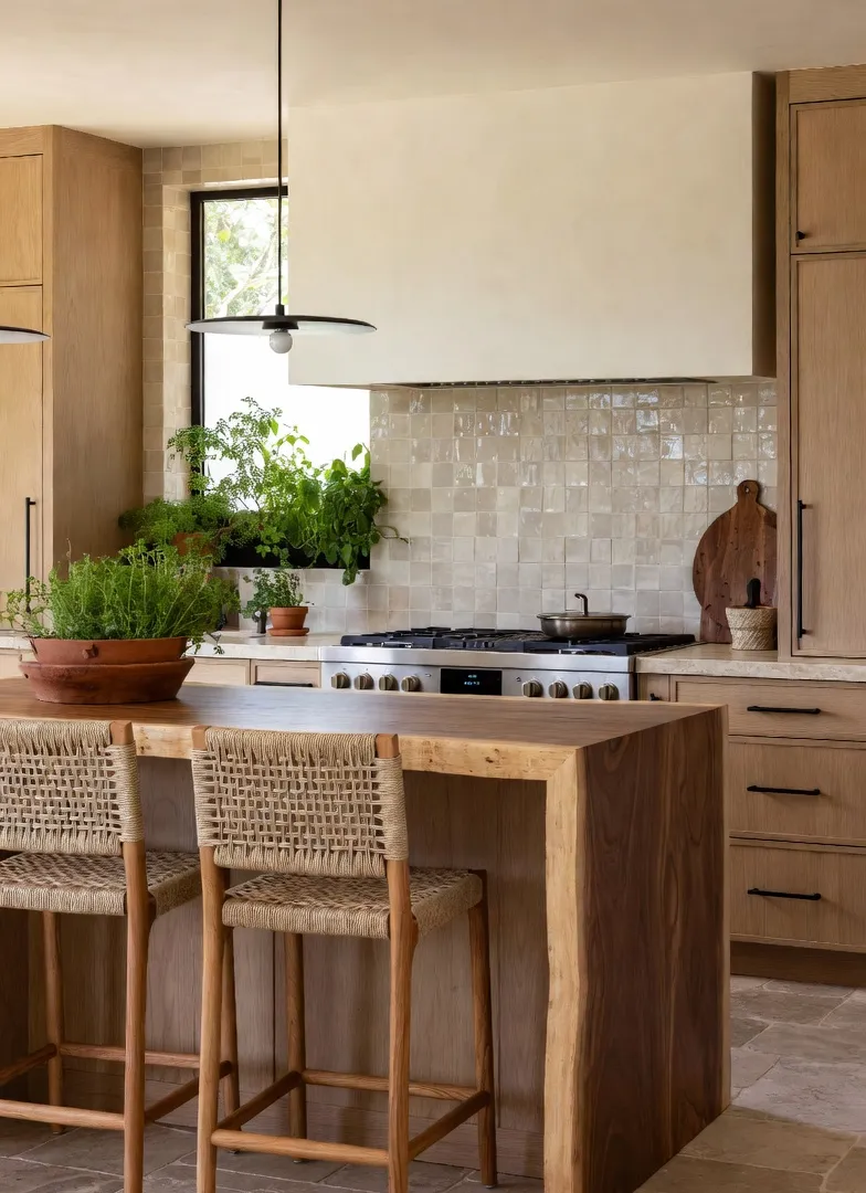 Earthy Organic Modern Kitchen