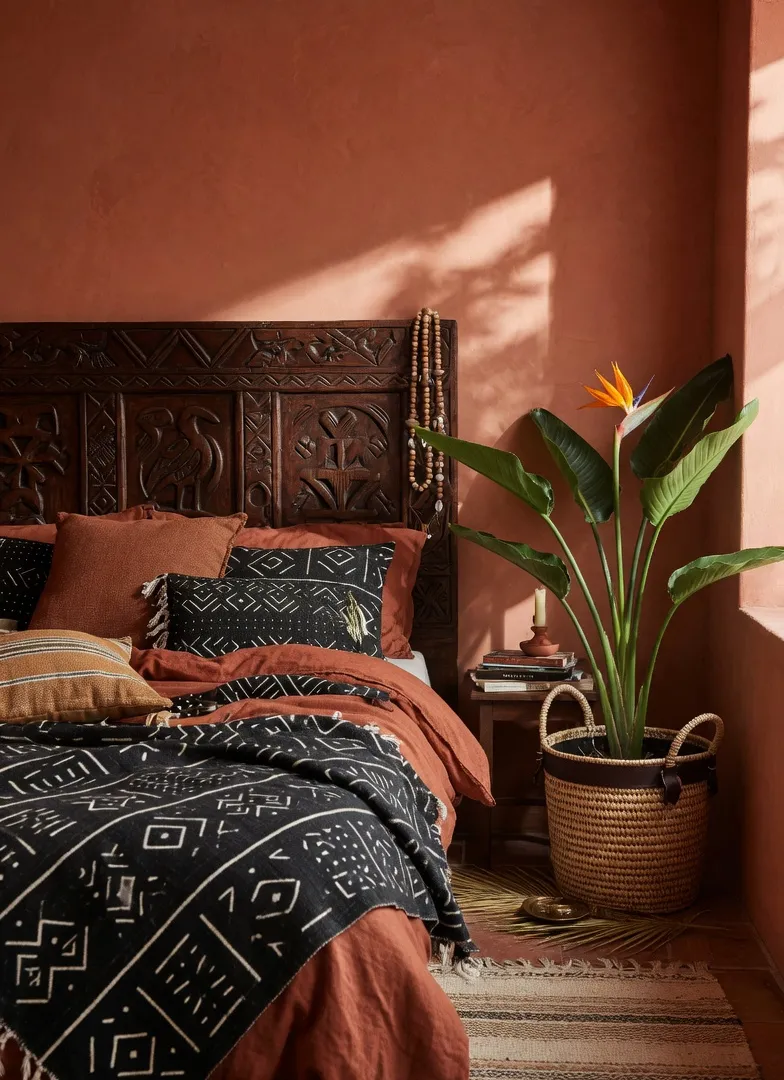 2026 Bedroom Trend Warm Afro-Boho