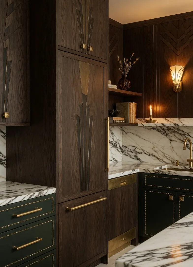 Neo Deco Conceal Clutter with Integrated Luxury Appliances