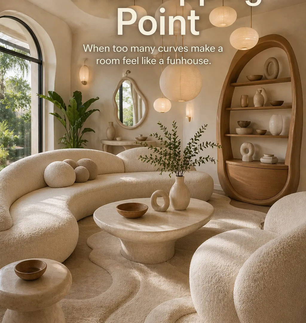 Organic Curves in Interior Design The Funhouse Mistake