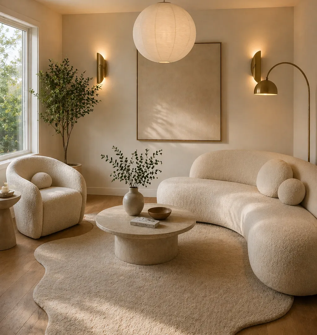 Organic Curves in Interior Design Softening the Edges Without Remodeling