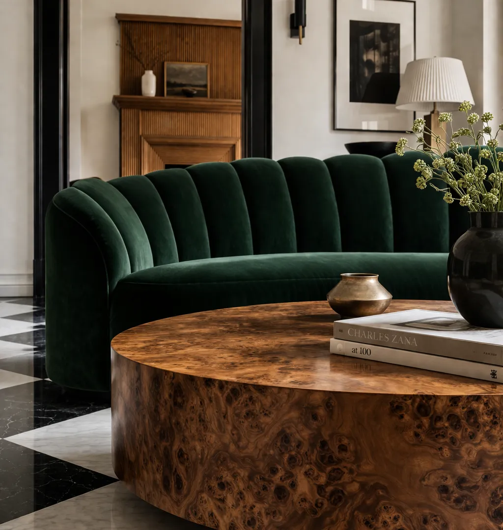 Burl Wood Coffee Tables