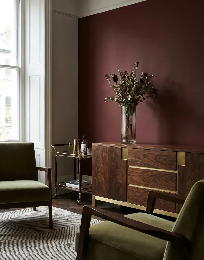 Oxblood and Walnut