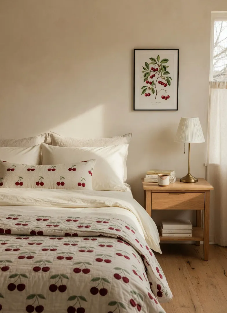 Cherry motifs on a neutral ground