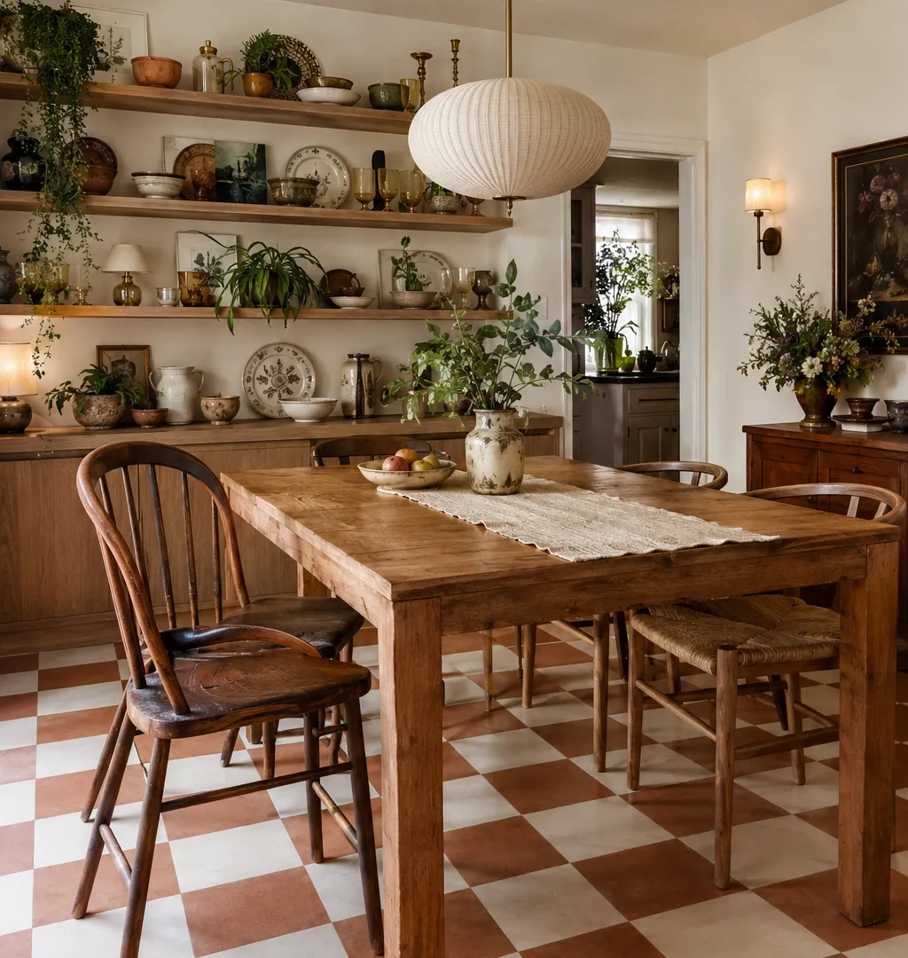 US suburban dining room