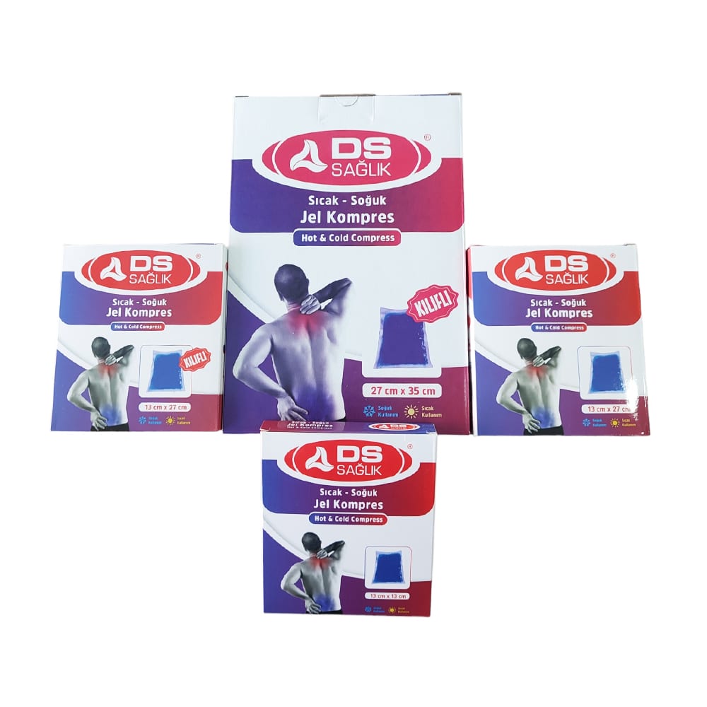 Damla Sağlık Sıcak / Soğuk Kılıflı Jel Kompres 27×35 cm 2 Adet 4