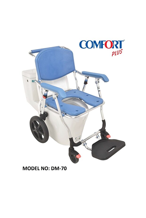 Comfort Plus Dm-70 Banyo Ve Tuvalet Özellikli Tekerlekli Sandalye 6