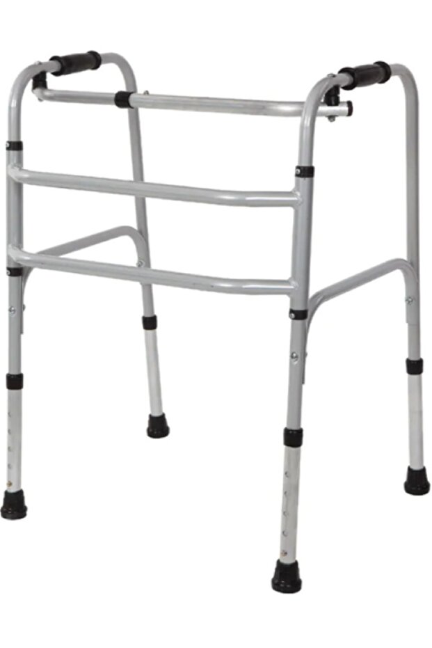 Genel Markalar Yerli Walker Wolker Yürüteç Hareketli Katlanabilir Walker - Demir Profil - Hareketli Walker