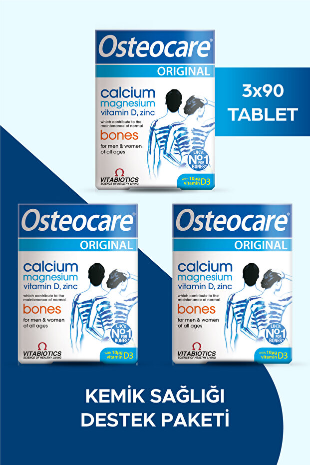 Osteocare Kemik Sağlığı Destek Paketi 3x90 Tablet