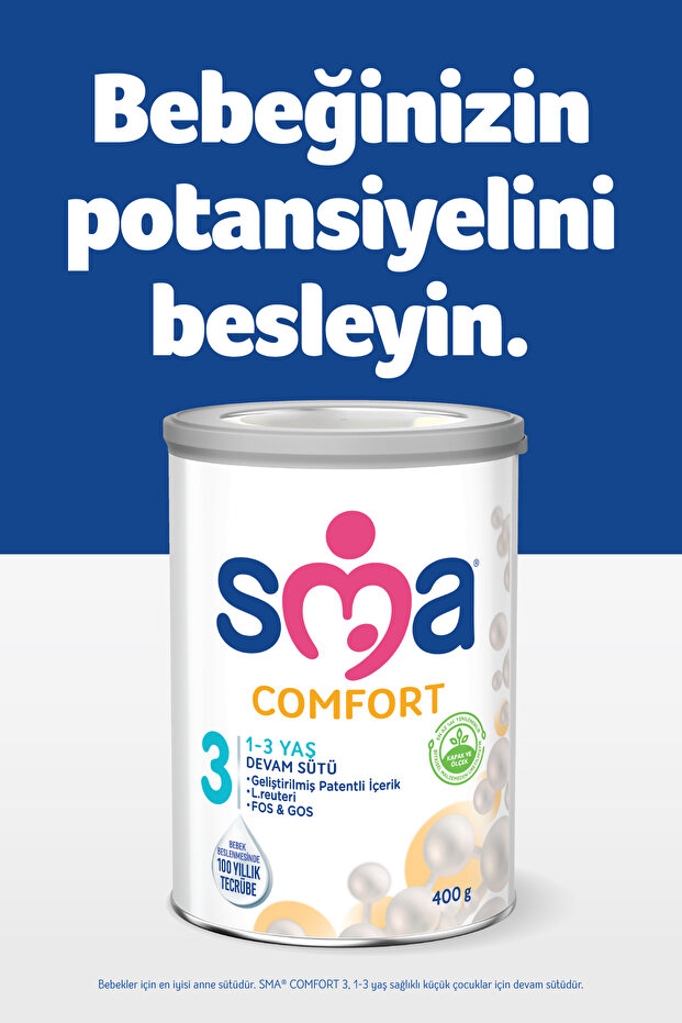 SMA 3 Devam Sütü Comfort 400 gr X 3 Adet 6