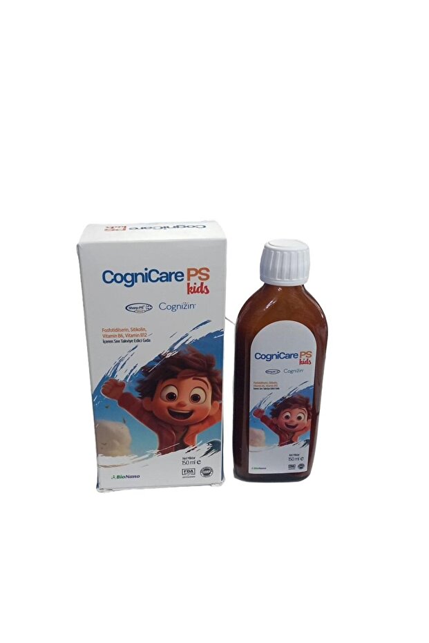 cognicare PS KIDS Fosfotidilserin, Sitikolin , Vitamin B6 ve B12 Şurup 150ml