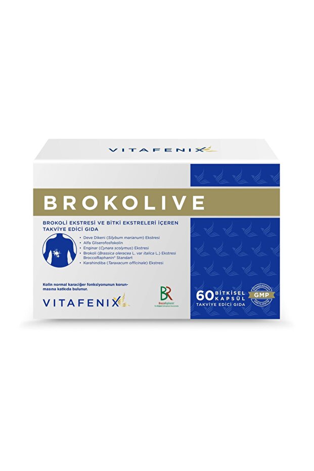 Vitafenix Brokolive Brokoli Ekstresi 60 Bitkisel Kapsül