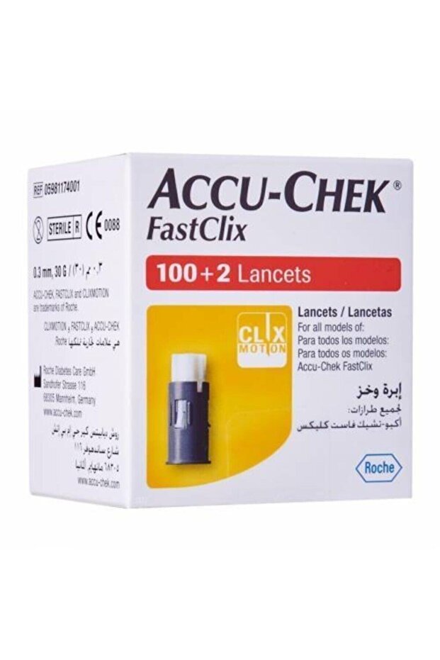 Roche Accu-chek Fastclix 102 Lanset