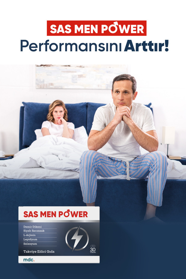 MDC Sas Men Power (TRİBULUS, SAS, L-ARJİNİN, LEPİDYUM) 30 Tablet (erkeklere Özel ) 8