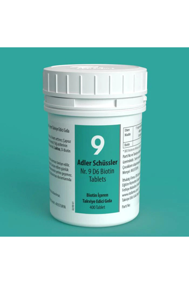 Adler Pharma Adler Schüssler No.9 D6 Biotin Tablet.