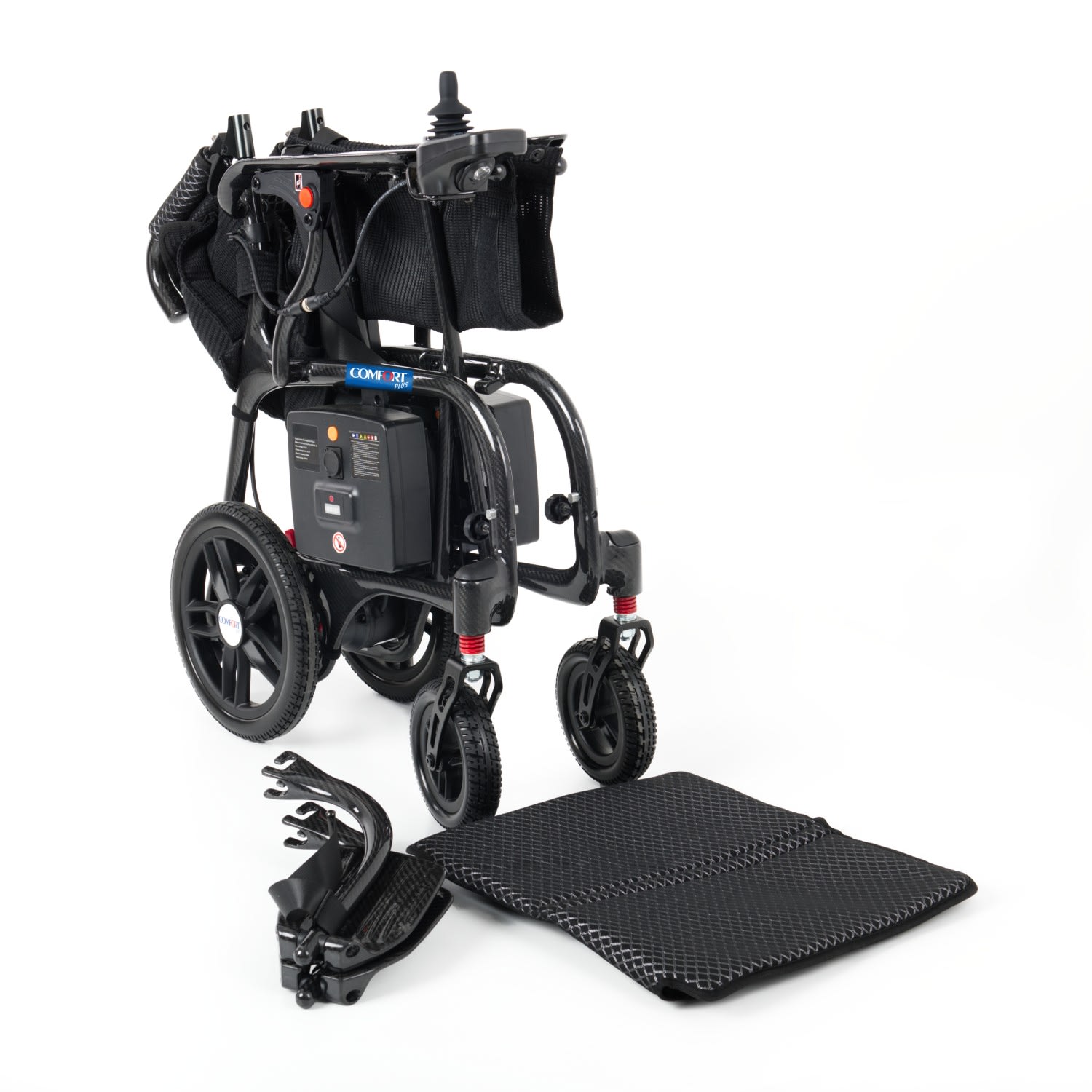 Comfort Plus DY01107 Karbon Akülü Tekerlekli Sandalye Ultra Hafif (20ah Lityum Pil) 8