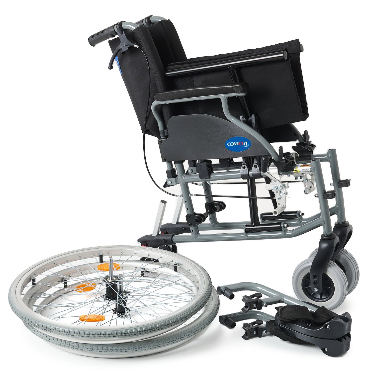 Comfort Plus DM-317 50cm Hafif Alüminyum Özellikli Tekerlekli Sandalye 8