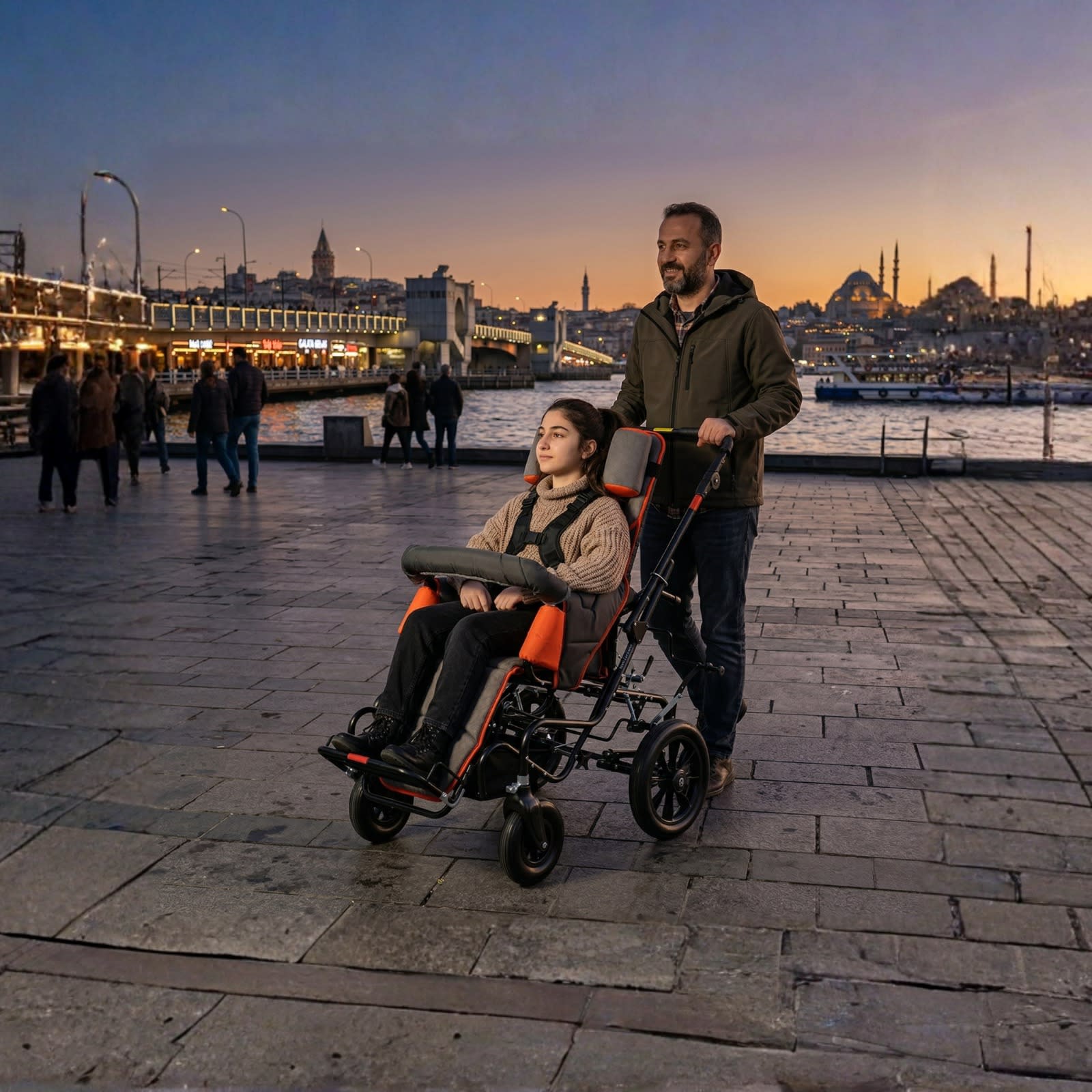 Comfort Plus Size 4 Engelli Çocuk Puseti 8