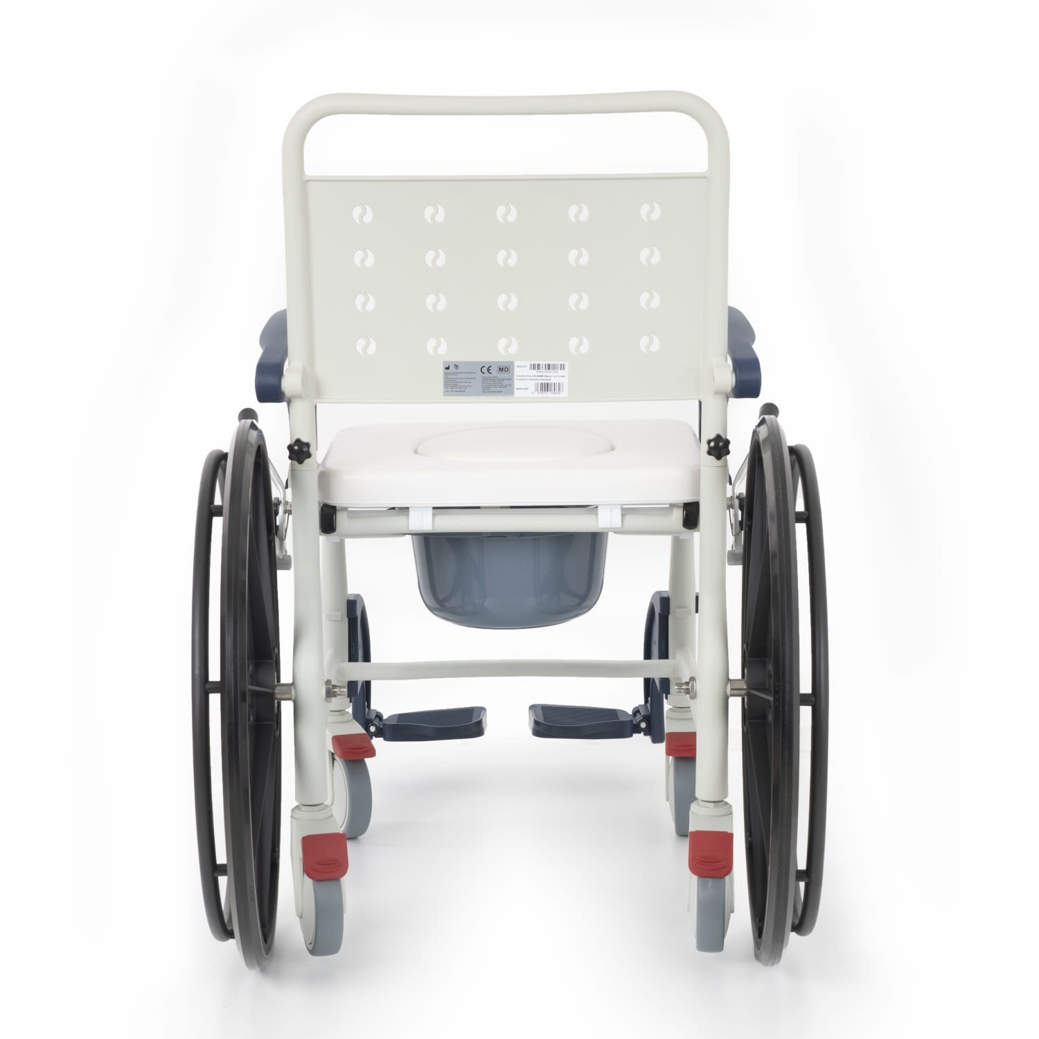 Comfort Plus DM-8088D Soft Lacivert Banyo ve Tuvalet Tekerlekli Sandalye 5