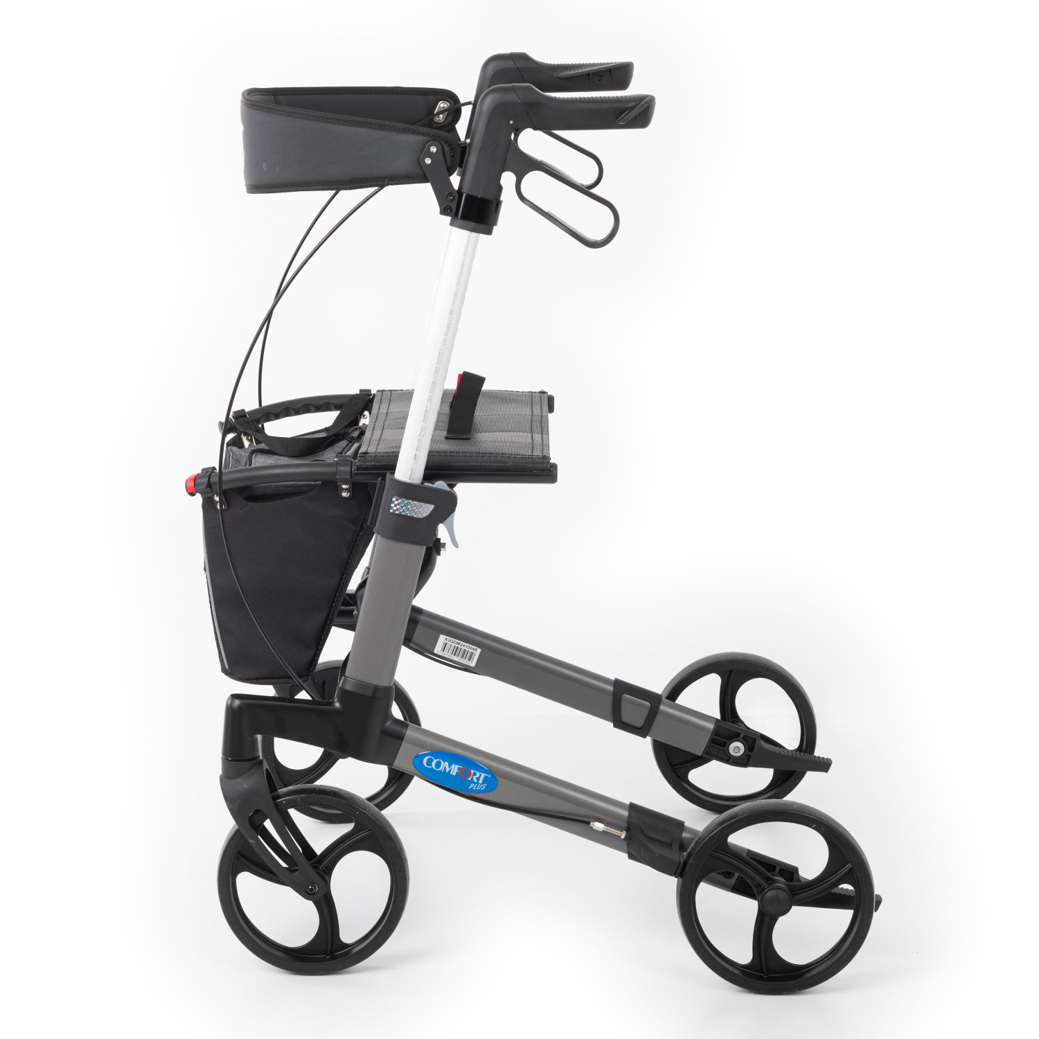 Comfort Plus Spırıt X3 Gri Alüminyum Lux Rolatör Yürüteç 6