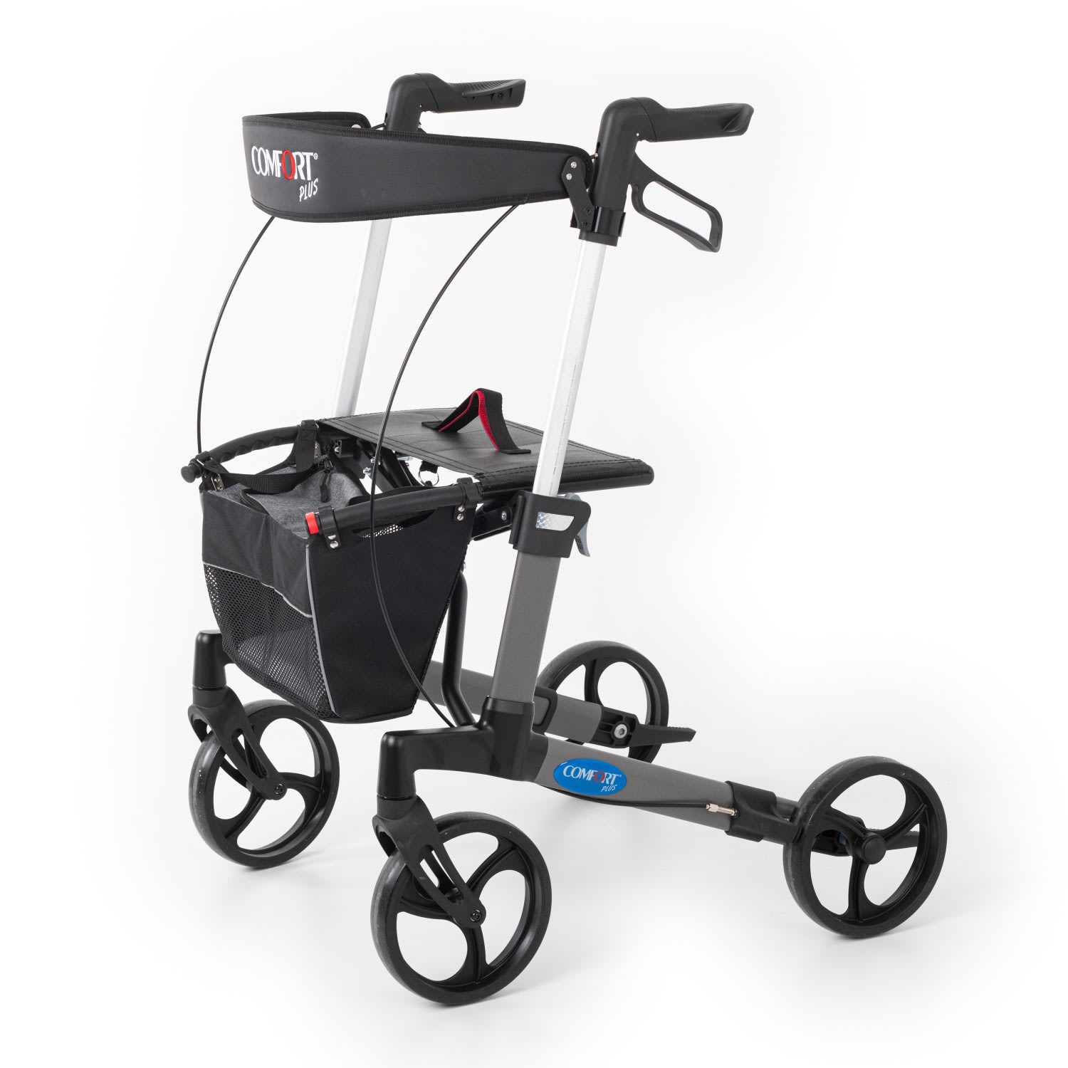 Comfort Plus Spırıt X3 Gri Alüminyum Lux Rolatör Yürüteç 7