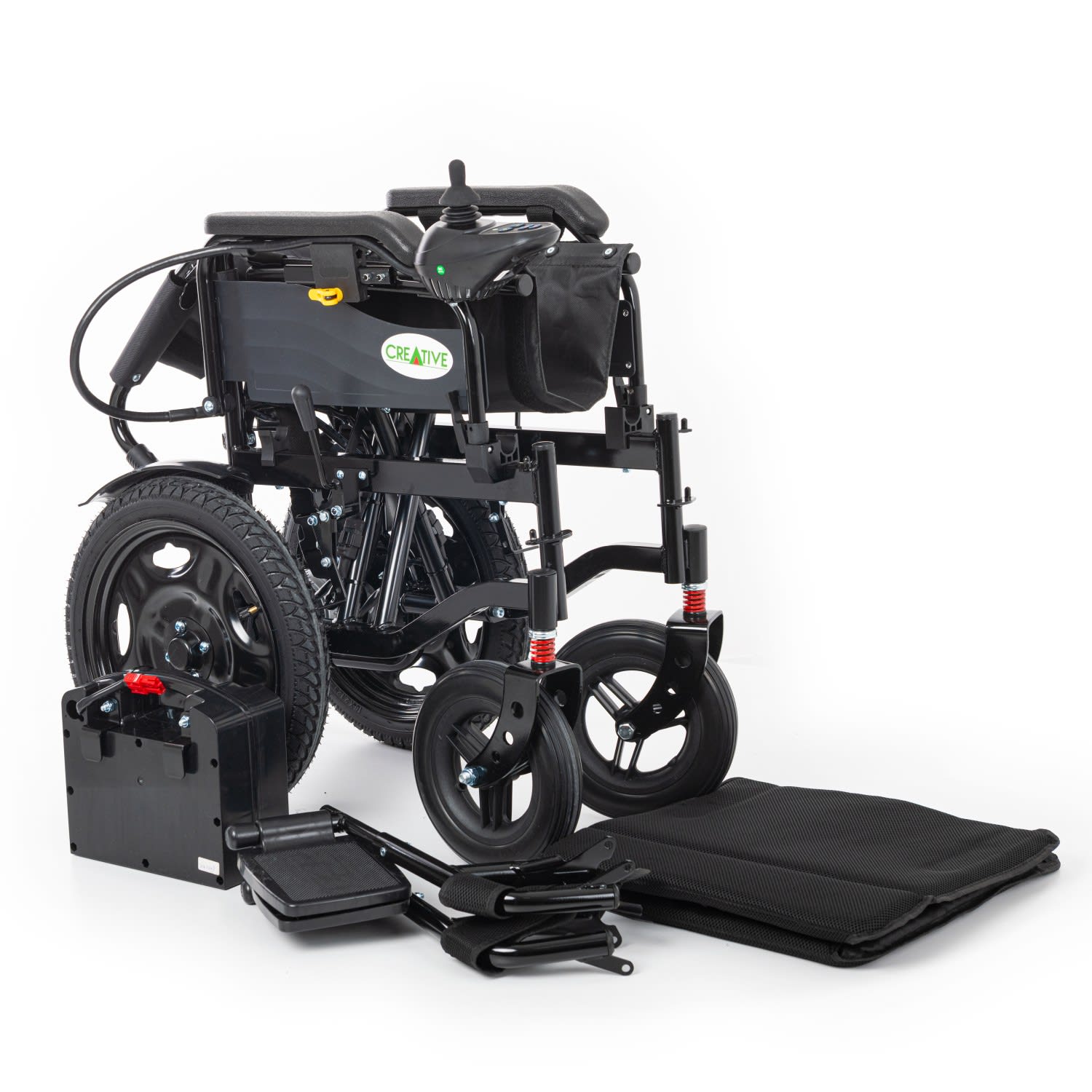 Creative CR-1005 Akülü Tekerlekli Sandalye (Havalı Minder) Hediyeli 6