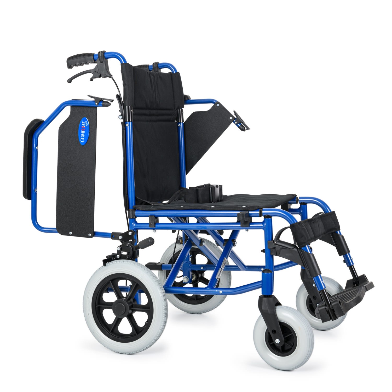 Comfort Plus DM-337 45cm Mavi Alüminyum Özellikli Transfer Tekerlekli Sandalye 5